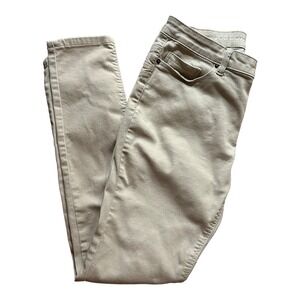 Joe Boxer Push-Up Skinny Women's 7 Tan High-Rise Pants Tapered Leg Casual Career